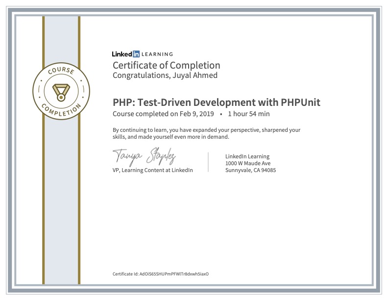 PHP: Test-Driven Development with PHPUnit